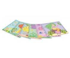 PlayMais 160463 - Card Set Mosaic Dream Mermaid, Bastelset