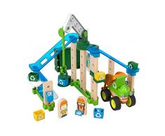 Fisher-Price GFJ12 - Wunder Werker Holzspielzeug Recycling Center Spielset aus FSC zertifiziertem Holz, Spielzeug ab 3 Jahren