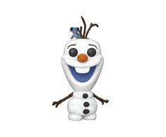 Funko 46585 POP Disney: Frozen 2-Olaf with Bruni Sammelbares Spielzeug, Mehrfarben