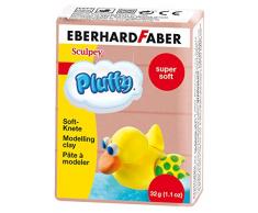 Eberhard Faber 571476 - Super Soft Knete Pluffy, 32 g, braun