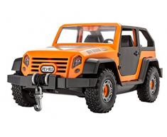 Revell 00803 Junior Kit Auto als Geländewagen, Modellbausatz für Kinder zum Schrauben, robuster Geländewagen zum Basteln und Spielen, ab 4+, kindgerecht, müheloses Verbinden weniger Teile, mit Aufklebern - OFFROADER