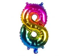 Boland 21988 Folienballon Zahl 8