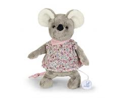 Sterntaler Spieluhr, Stofftier Maus Mabel, Austauschbares Spielwerk, Größe: M, Mehrfarbig/Grau