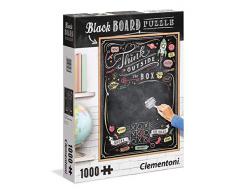 Clementoni 39468 Think Outside The Box Puzzle mit Kreidetafel, 1000 Teile