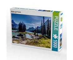CALVENDO Puzzle Maligne Lake Kanada 1000 Teile Lege-Größe 64 x 48 cm Foto-Puzzle Bild von Gerber Thomas