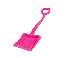 Jamara 460402 - Snow Play Schneeschaufel Tally 70 cm pink - Kunststoffstiel mit handlichem D-Griff, robuster und stabiler Kunststoff, verstärkungsrippen im Schaufelblatt für gute Streifigkeit