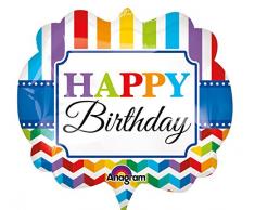 amscan 3084801 Folienballon, Folie, Mehrfarbig, 63 x 55 cm, 5