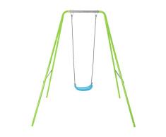 AirWave Kinderschaukel aus Metall, Blau/Grün