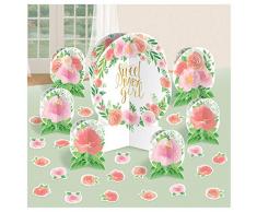 Amscan International 282165 Dekoration, Centrepiece Table Decorationso Kit-floral Baby