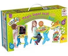 Lisciani Spiele EDUCATIFS - Schreibtisch mit LED 3 in 1 - 72415, Blau, Grün, Gelb, Rot