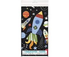 Unique Party 73263 Tischdecke, grau