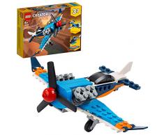 LEGO 31099 Creator 3-in-1 Propellerflugzeug-, Düsenflieger-, Hubschrauber - Spielset, Spielzeug für Kinder ab 7 Jahren
