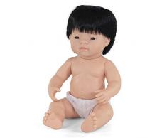 Babypuppe asiatischer Junge 38cm-31055