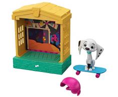 Mattel GBM28 - Disney Das Haus der 101 Dalmatiner Dolly mit Hundehütte Figur, Spielzeug ab 5 Jahren
