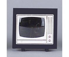 Kahlert Licht 40655 - Minipuppenzubehör - Fernseher mit schwarzem Rahmen