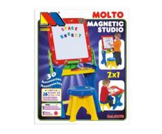 Molto magnetisch Studio Maltafel und Schreibtisch (rot/blau)