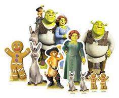 Star Cutouts TT004 Offizielles DreamWorks Universal Shrek Party-Dekoration, Tischset, mehrfarbig