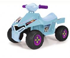 FEBER Famosa 800010444 Disney Frozen - Quad Motorrad Spielzeug, für Kinder 18 Monate bis 3 Jahre, 6V