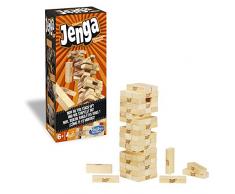 Hasbro - Jenga Classic, Kinderspiel das die Reaktionsgeschwindigkeit fördert, ab 6 Jahren