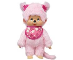 Monchhichi 24289 Kirschblüten-Mädchen 20 cm Rosa, Puppe