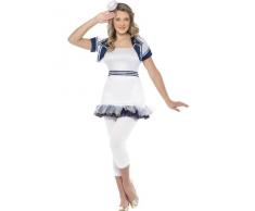 Original Lizenz Living Dead Dolls Puppenkostüm Alice im Wunderland Kostüm für Damen Dämon erwachte Puppe Halloween Damenkostüm Halloweenkostüm Horror Grusel Gr. 34 (XS), 36/38 (S), Größe:XS