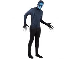 Morphsuits Erwachsene Monster Urban Legends Herren und Damen Gruselige Pasta Halloween Kostüm X-Large Eyeless Jack