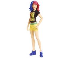 Mattel FTD83 WWE Girls Superstar Asuka 30 cm Puppe, Mädchen Puppen Spielzeug ab 6 Jahren