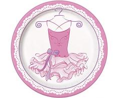Tutu Ballerina Speiseteller mehrfarbig