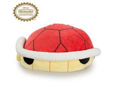 Nintendo Mario Kart Mocchi Mocchi Plüsch-Tier Spielzeug Deko Kissen Sitzkissen Kuschelkissen Roter Panzer 【 sehr weich 】- für Kinderzimmer oder Sofa - 40 cm gross - rot