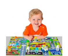 Molto-Blöcke Set + 1 Auto + Spielmatte