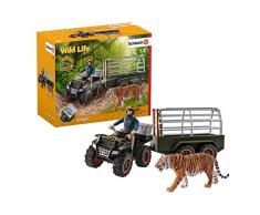 Schleich 42351 - Quad mit Anhänger und Ranger - Spielzeug