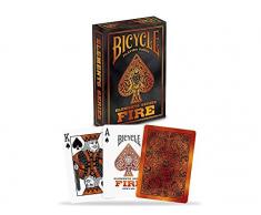SOLOMAGIA Bicycle - Fire - Kartenspiel - Zaubertricks und Magie