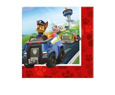 Generique Paw Patrol Servietten 20 Stück bunt 33 x 33 cm