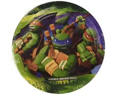 Amscan International 18 cm Teenage Mutant Ninja Turtles Papier Teller