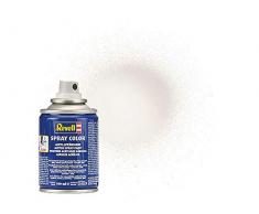 Revell 34104 Spraydose weiß, glänzend Spray Color, Farben in der praktischen 100-ml-Sprühdose