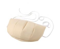WIDMANN 8545S Wampe für Weihnachtsmann für dicken Bauch, Schwangere und Bierbauch, beige