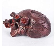 The Rubber Plantation TM 619219290463 Halloween Gummi Dekoration Herz Latex Realistische Life Fake Witz Scary Horror Tisch Prop, Unisex, ONE SIZE
