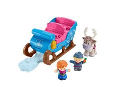 Fisher-Price GGV30 - Little People Frozen Kristoffs Schlitten, Kleinkind Spielzeug ab 18 Monaten