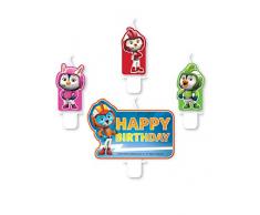 Amscan 9904879 Kerzen, 4 Stück