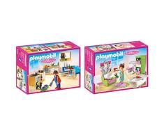 Playmobil 5336 - Einbauküche mit Sitzecke & 5307 - Romantik-Bad