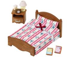 Sylvanian Families 5019 Doppelbett, Puppenbett, Mehrfarbig