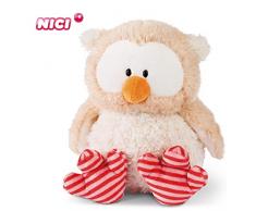 NICI Kuscheltier Eule Owluna mit drehbarem Kopf 35 cm – Eule Plüschtier für Mädchen, Jungen & Babys – Stofftier Eule zum Kuscheln, Spielen & Schlafen – Gemütliches Schmusetier ab 0 Monaten – 46096
