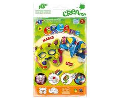 Feuchtmann Spielwaren 6340705 - Klecksi Creame Masks, 3D Malvorlage, Motiv Giraffe und Elefant