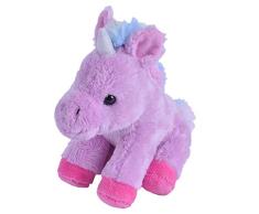 Wild Republic 23642 Einhorn Kuscheltier, Flauschiges Plüscheinhorn, CK-Lil´s Plüschtier, lila, 13 cm