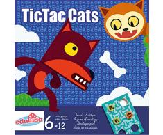 DJECO Action und Spiegelungen Lernspiele DJECOGame TicTacCats, Mehrfarbig (10)