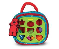 Melissa & Doug Ks Kids Formensortierer zum Mitnehmen - weiches pädagogisches Baby-Spielzeug mit Spielbeutel und 9 Formen (10 Teile)
