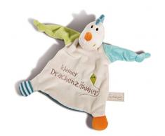 NICI Schmusetuch Drache Draguli ‚Kleiner Drachenzähmer´ 25x25cm – Schnuffeltuch ab 0+ Monaten – Kuscheltuch für Babys & Kleinkinder – Baby Kuscheltier / Schnuffeltuch – Schmusetuch für Jungen – 43709