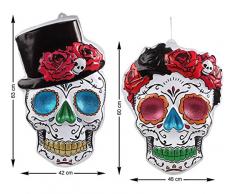 ATOSA 40976 Deko Halloween, Unisex – Erwachsene, Mehrfarbig, 63 x 46 cm