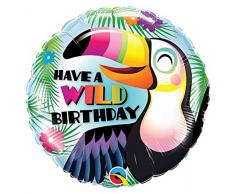 Unbekannt Folienballon * TUKAN - Have a wild Birthday * für einen Geburtstag // Folien Ballon Deko Ballongas Party Safari