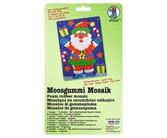 Ursus 8770008 - Moosgummi Mosaik, Weihnachtsmann, ca. 23 x 16 cm, bunt